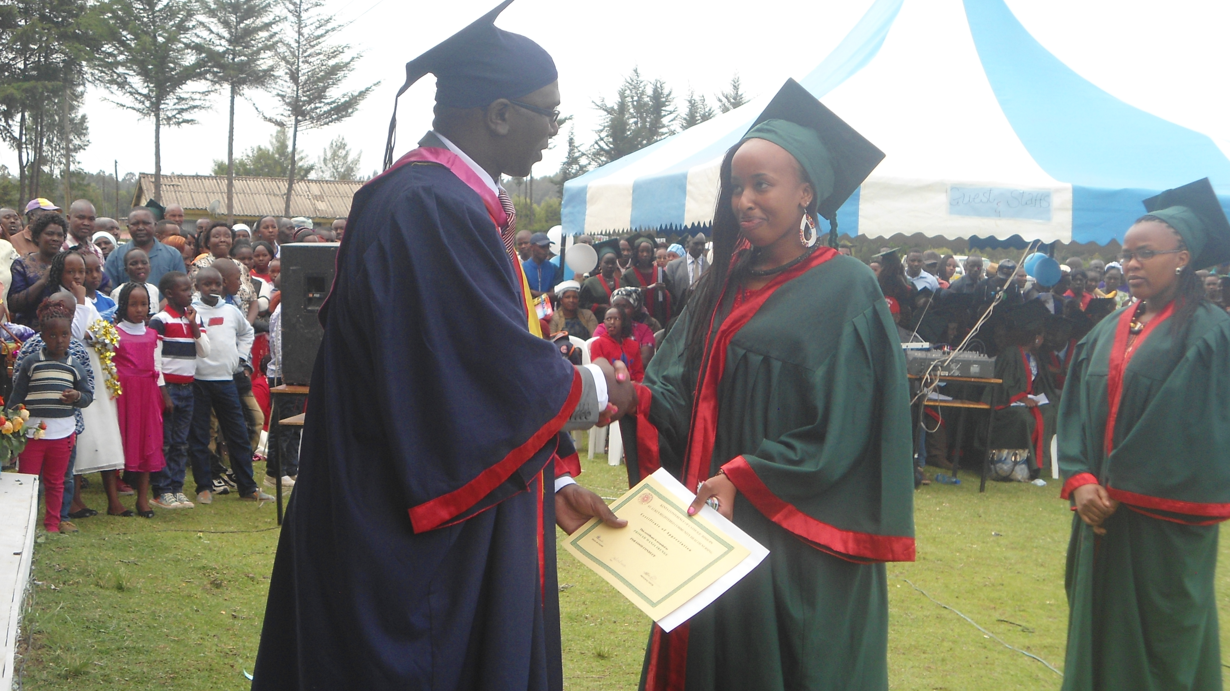 Certificate awarding